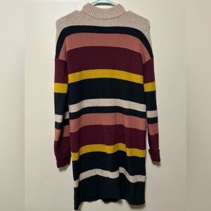 Sonoma Stripe Sweater dress small